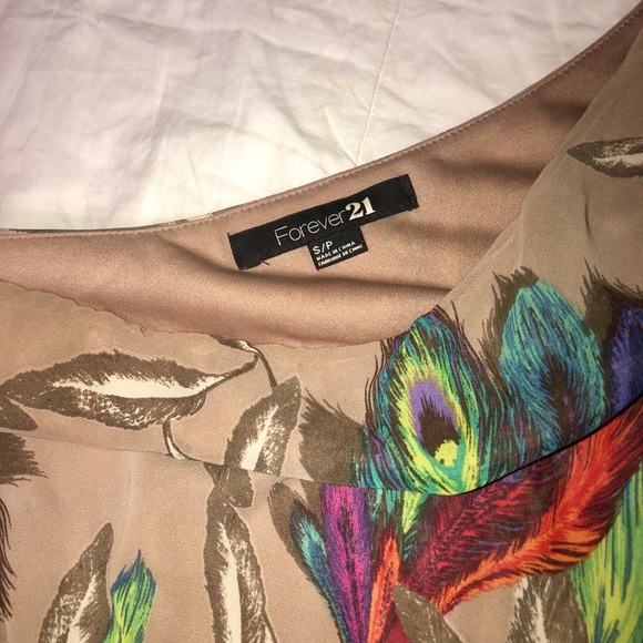 FEATHER PRINT DRESS 👗 - Picture 2 of 2